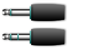 minijack male mono and stereo connectors