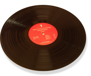 A vinyl record