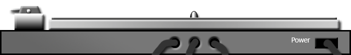 turntable: rear view
